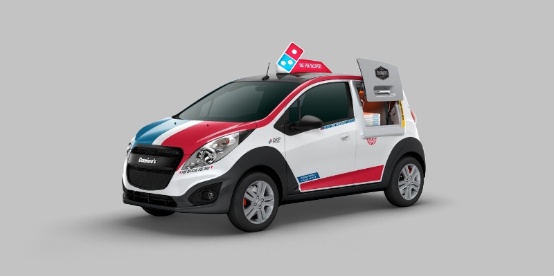Domino's Just Created The Ultimate Delivery Car With A Built-In Oven