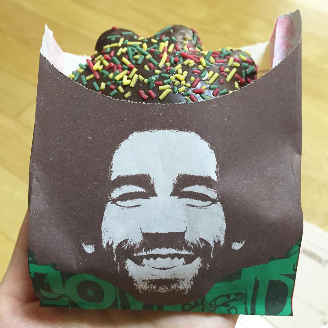 Dunkin' Donuts Created A Reggae Menu Featuring An AFRO DONUT