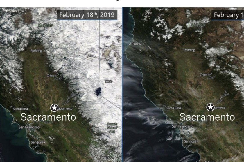 Sierra snowfall