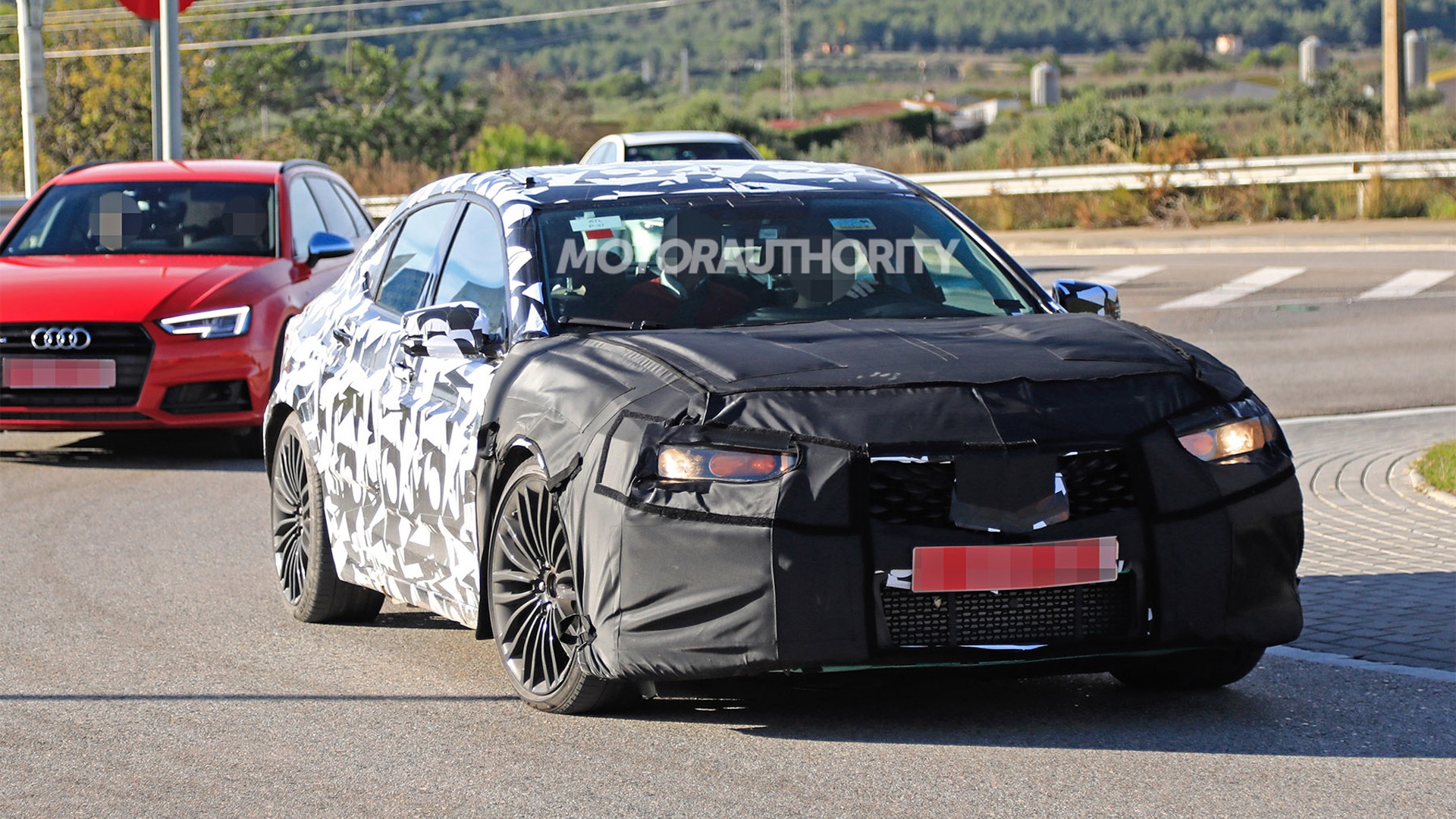 2020 Acura TLX Type S spy shots - Image via S. Baldauf/SB-Medien