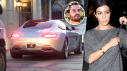 Kourtney Kardashian Leaves Home Scott Disick Stays Overnight