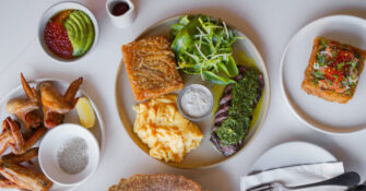 Yang's Kitchen Food Dishes Overhead