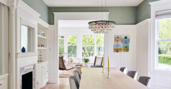 dining room in San Francisco home